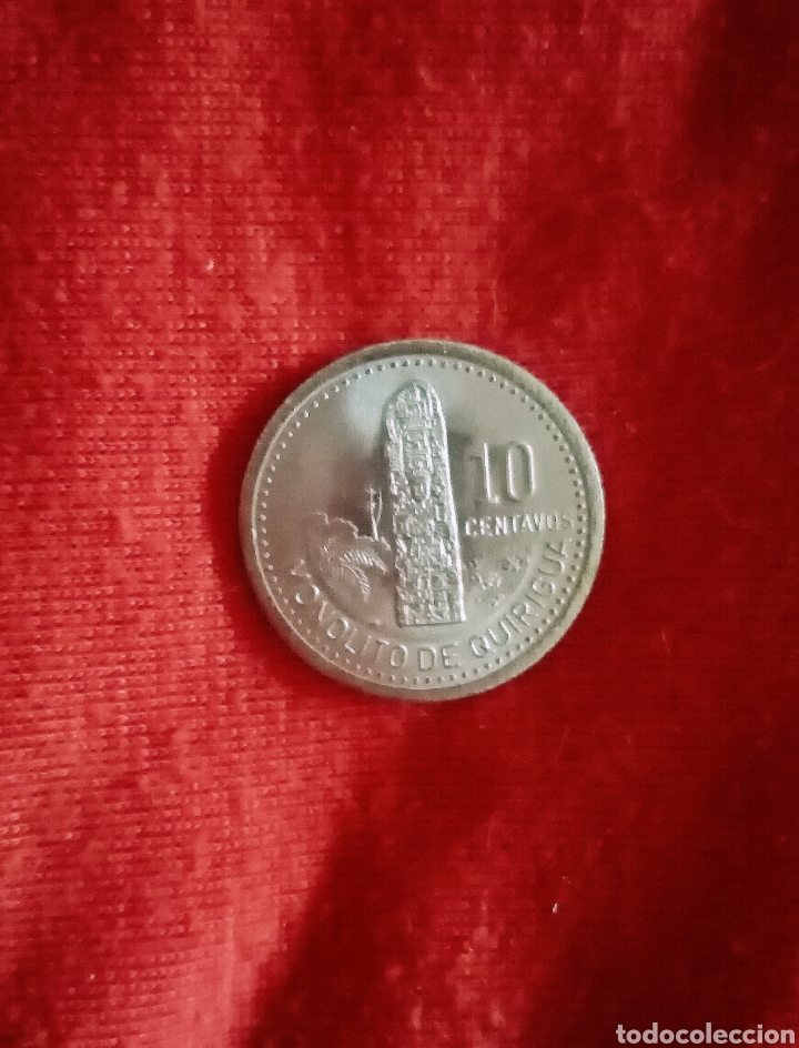 Monedas antiguas de Am&eacute;rica: 1995 Moneda de Guatemala 10 centavos - Foto 1