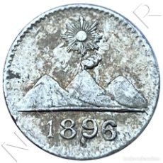 Monedas antiguas de América: GUATEMALA 1/4 REAL 1896 PLATA KM# 162. Lote 278468468