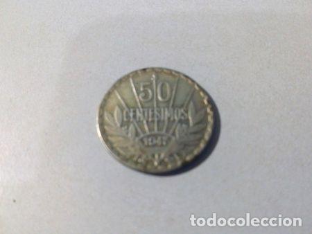 Monedas antiguas de Am&eacute;rica: moneda 50 centesimos uruguay 1943 - Foto 1
