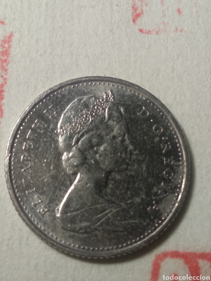 Monedas antiguas de Am&eacute;rica: 10 centavos Canad&aacute; 1976 - Foto 1