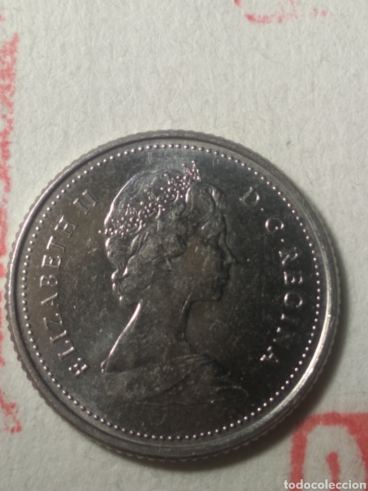 Monedas antiguas de Am&eacute;rica: 10 centavos Canad&aacute; 1980 - Foto 2