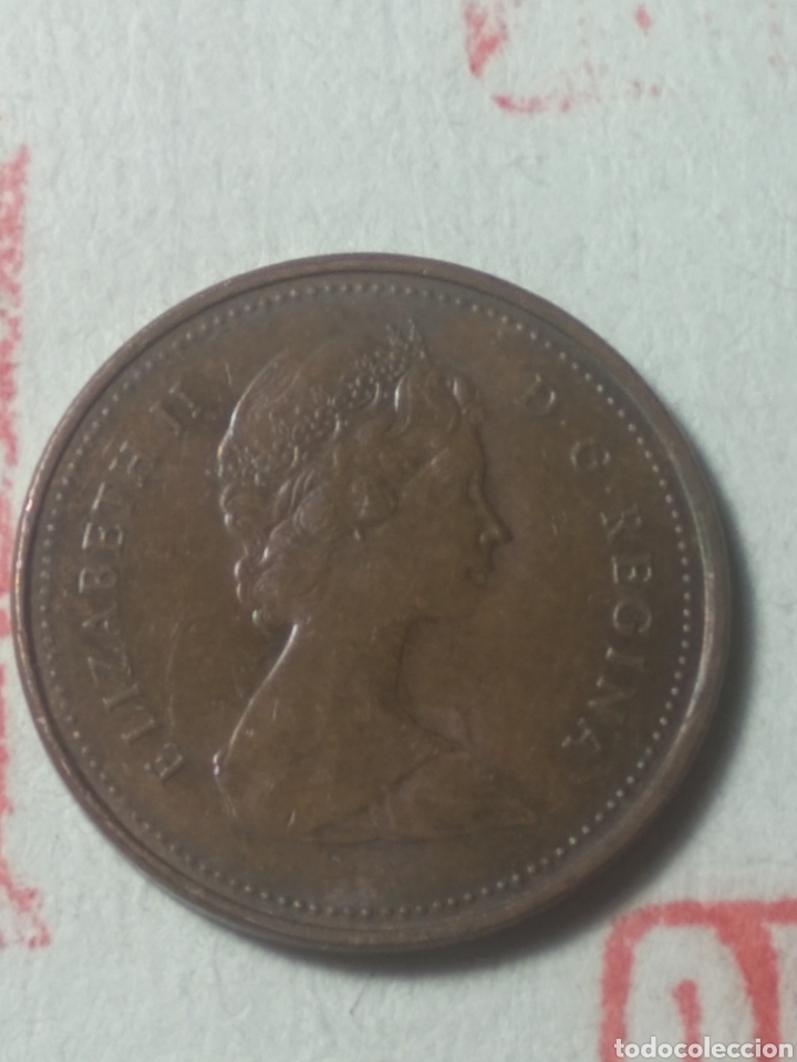 Monedas antiguas de Am&eacute;rica: 1 centavo Canad&aacute; 1980 - Foto 2