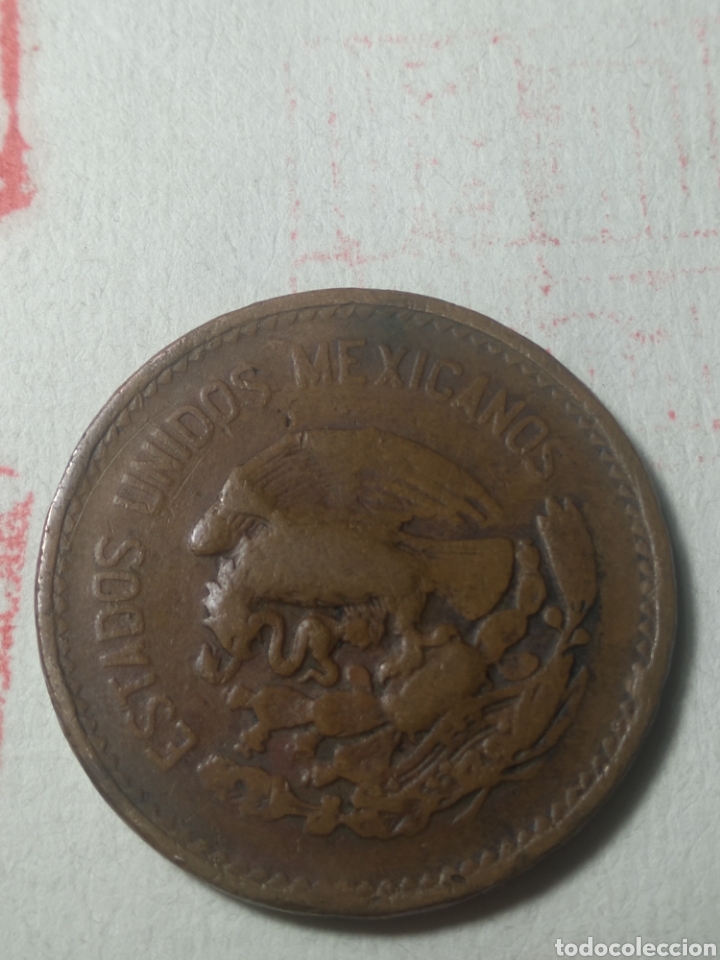 Monedas antiguas de Am&eacute;rica: 20 centavos M&eacute;xico 1944 - Foto 2
