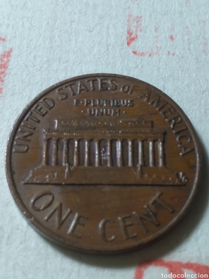 Monedas antiguas de Am&eacute;rica: 1 centavo USA 1973 - Foto 2