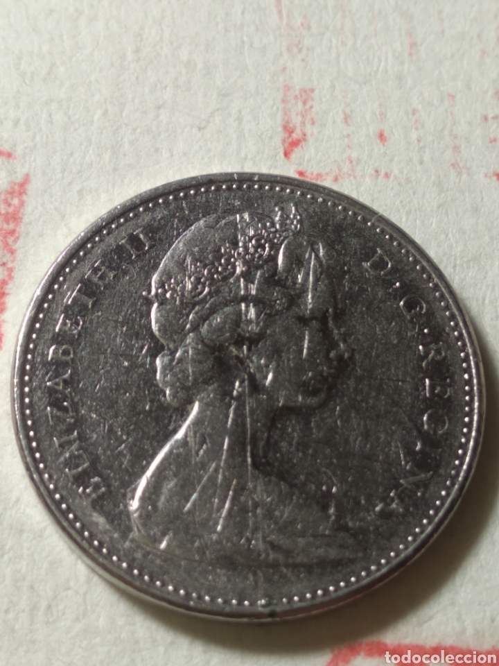 Monedas antiguas de Am&eacute;rica: 5 centavos Canad&aacute; 1974 - Foto 2