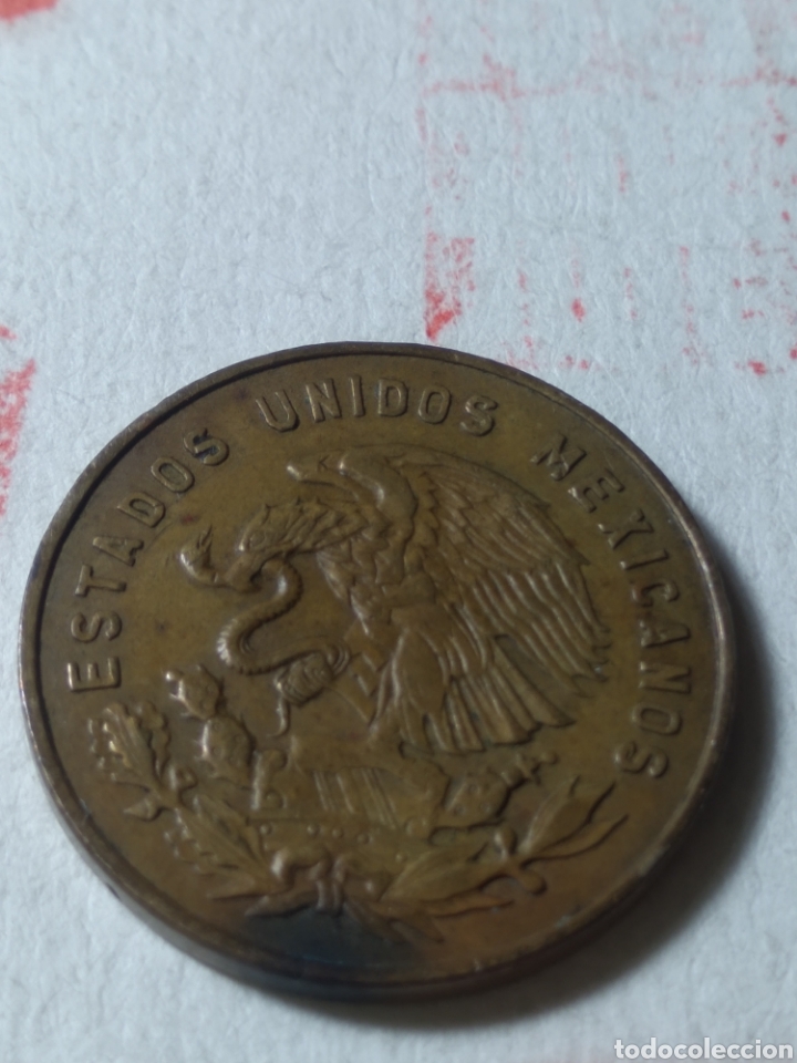 Monedas antiguas de Am&eacute;rica: 5 centavos M&eacute;xico 1969 - Foto 2