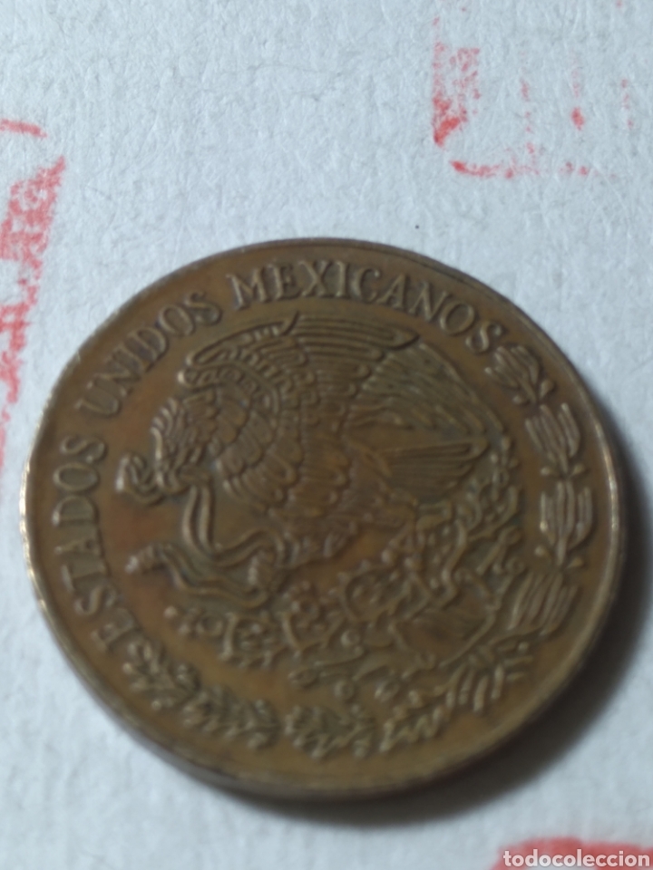 Monedas antiguas de Am&eacute;rica: 5 centavos M&eacute;xico 1972 - Foto 2