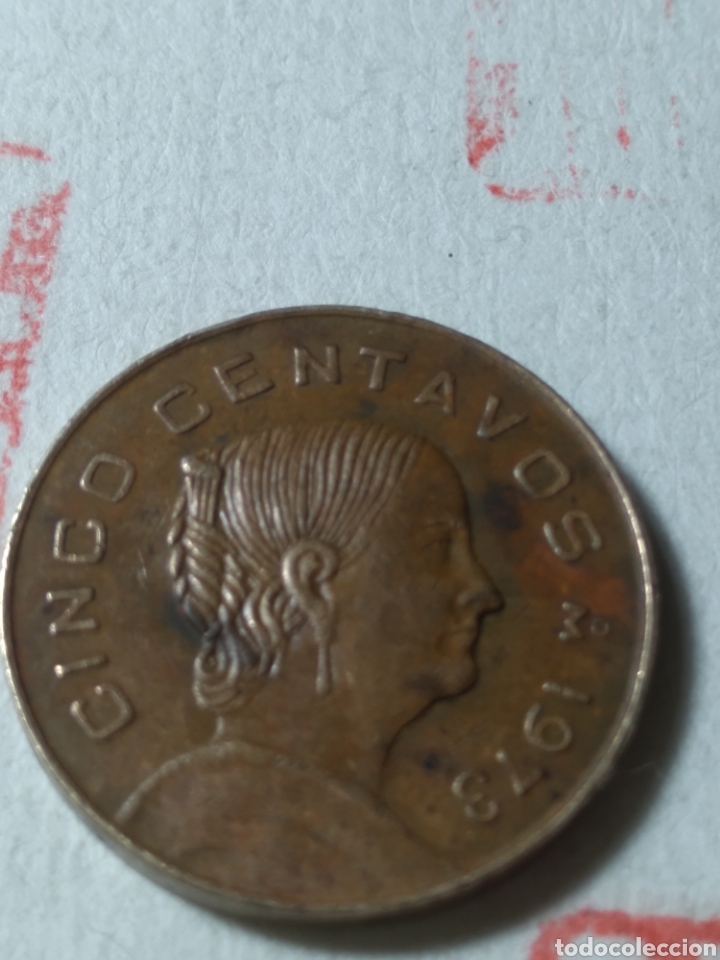 Monedas antiguas de Am&eacute;rica: 5 centavos M&eacute;xico 1973 - Foto 1