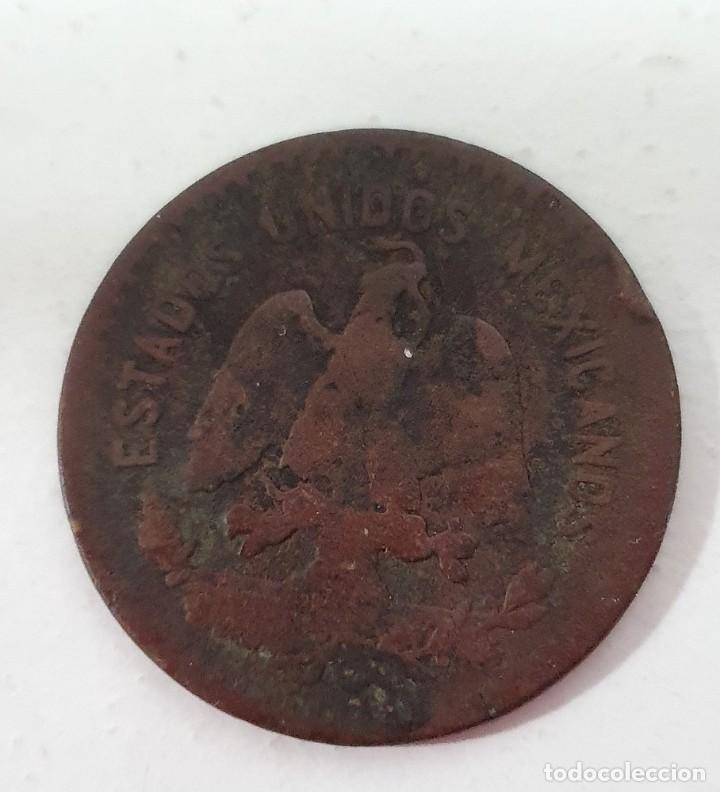 Monedas antiguas de Am&eacute;rica: Moneda 5 centavos Mexico 1924 - Foto 3