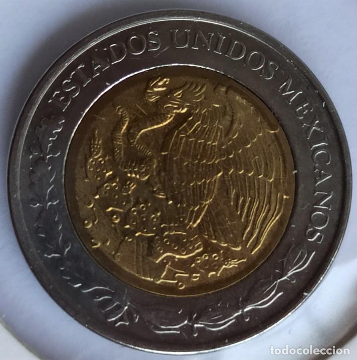 Monedas antiguas de Am&eacute;rica: 1 peso M&eacute;xico 2001 MBC - Foto 1