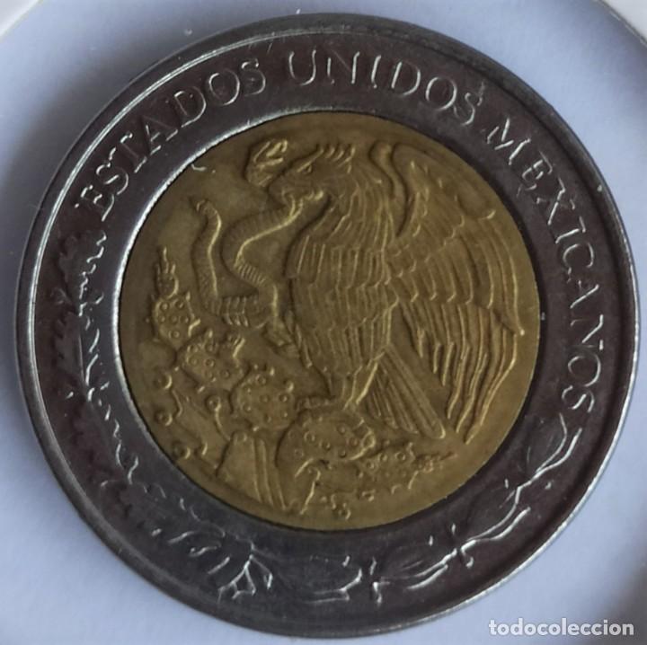 Monedas antiguas de Am&eacute;rica: 1 peso M&eacute;xico 2001 MBC - Foto 2