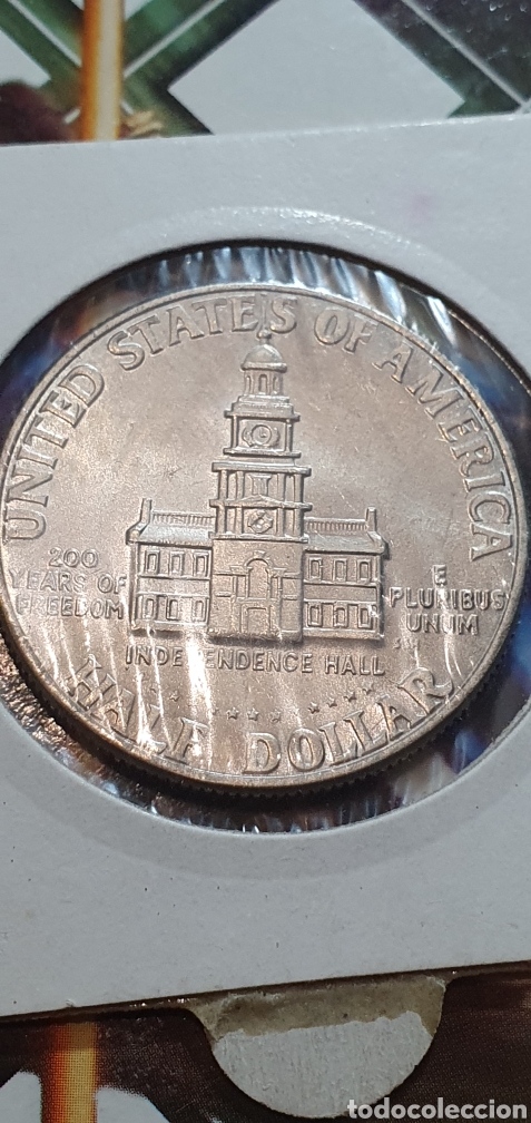 Monedas antiguas de Am&eacute;rica: Usa medio dolar 1976 - Foto 2