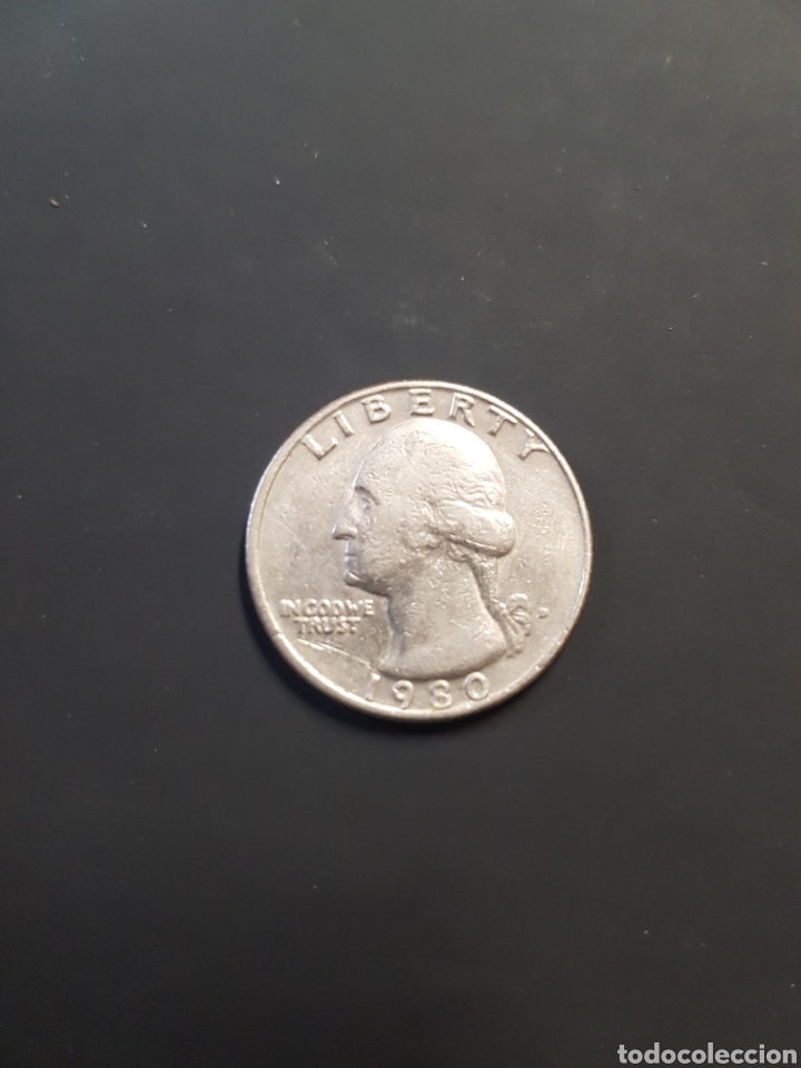 Monedas antiguas de Am&eacute;rica: 1/4 QUARTER DOLLAR USA 1980