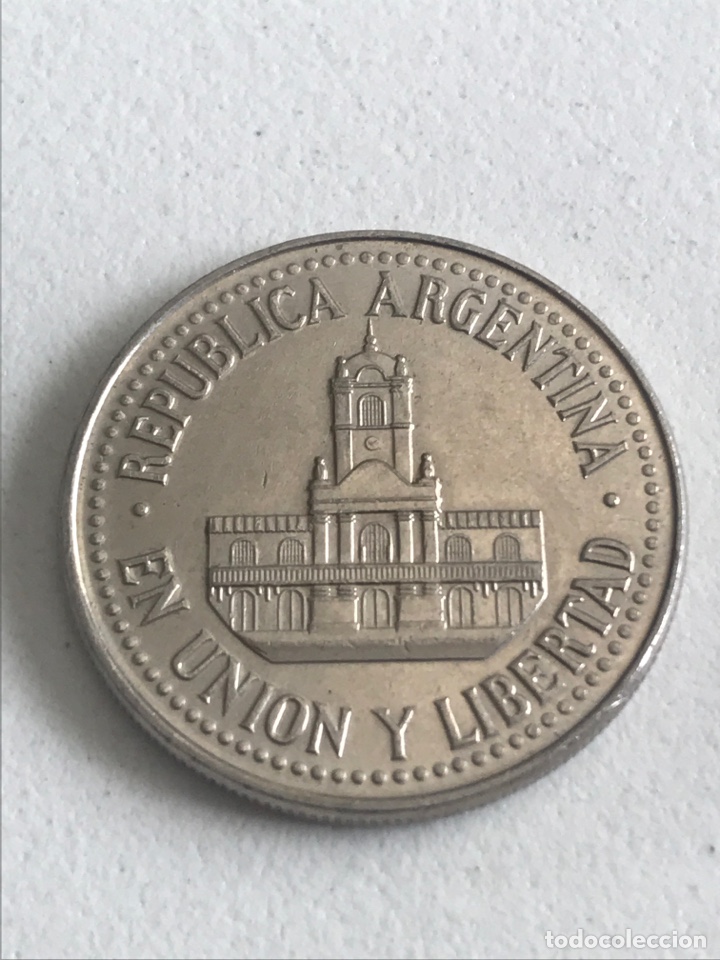 Monedas antiguas de Am&eacute;rica: 25 centavos Argentina 1993 Ref 11 - Foto 2