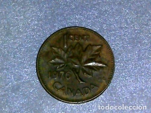 Monedas antiguas de Am&eacute;rica: canada moneda de 1 cent 1976 km 591 - Foto 1
