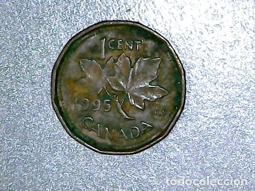 Monedas antiguas de Am&eacute;rica: canada moneda de 1 cent 1995 km 181 - Foto 1