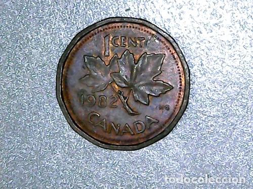 Monedas antiguas de Am&eacute;rica: canada moneda de 1 cent 1982 km 132 - Foto 1