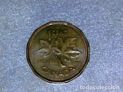 Monedas antiguas de Am&eacute;rica: canada moneda de 1 cent 1992 km 204 - Foto 1
