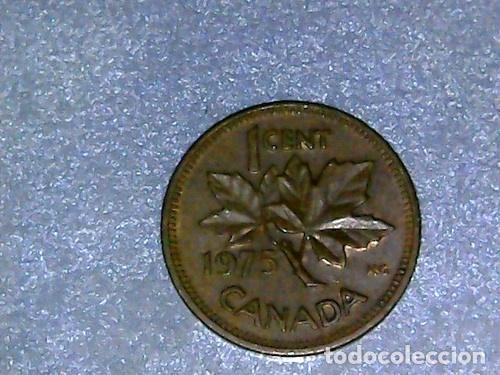 Monedas antiguas de Am&eacute;rica: canada moneda de 1 cent 1975 km 591 - Foto 1