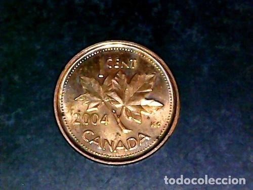 Monedas antiguas de Am&eacute;rica: canada moneda de 1 cent 2004 km 490 - Foto 1