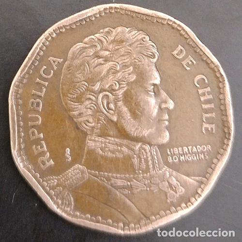 Monedas antiguas de Am&eacute;rica: moneda 50 pesos chile 1981 - Foto 1