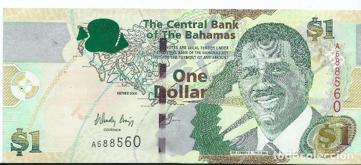 Monedas antiguas de Am&eacute;rica: Bahamas 1 d&oacute;lar 2008 - Foto 1
