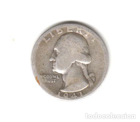 Monedas antiguas de Am&eacute;rica: moneda eeuu 14 dolar ano 1941 plata regular - Foto 1