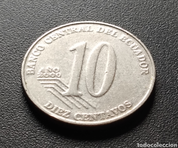 Monedas antiguas de Am&eacute;rica: MONEDA - ECUADOR 10 CENTAVOS 2000 - Foto 3