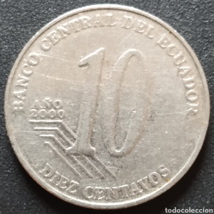 Monedas antiguas de Am&eacute;rica: MONEDA - ECUADOR 10 CENTAVOS 2000 - Foto 1