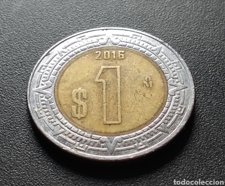 Monedas antiguas de Am&eacute;rica: MONEDA - MEXICO 1 PESO 2016 - Foto 3