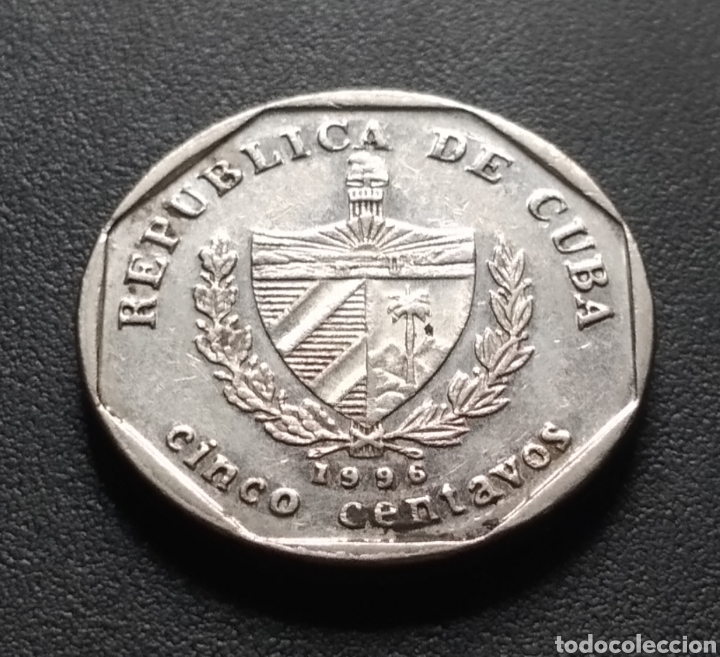 Monedas antiguas de Am&eacute;rica: MONEDA - CUBA 5 CENTAVOS 1996 - Foto 4