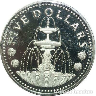 Monedas antiguas de Am&eacute;rica: BARBADOS 5 DOLARES 1973 - Foto 1