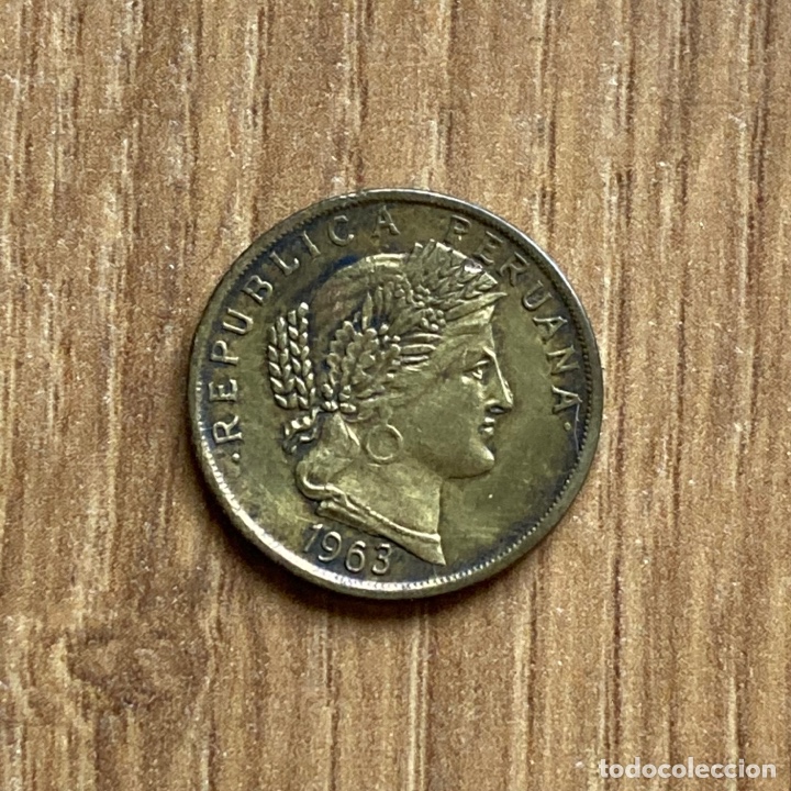 Monedas antiguas de Am&eacute;rica: 10 centavos Per&uacute; 1963 - Foto 1