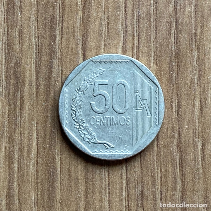 Monedas antiguas de Am&eacute;rica: 50 c&eacute;ntimos 2006 Per&uacute; - Foto 2