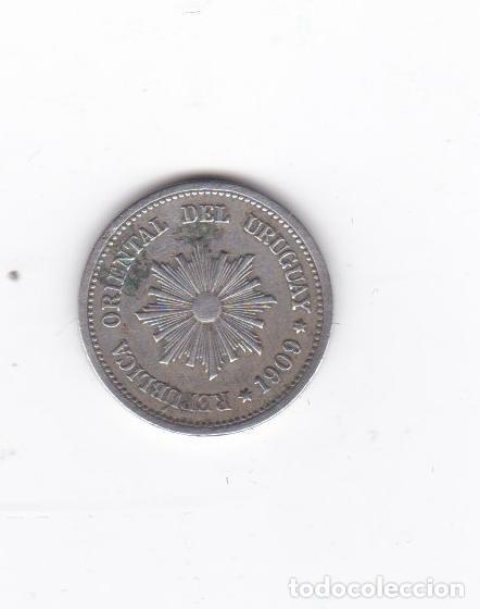 Monedas antiguas de Am&eacute;rica: URUGUAY- 2 CENTESIMOS-1909 - Foto 1