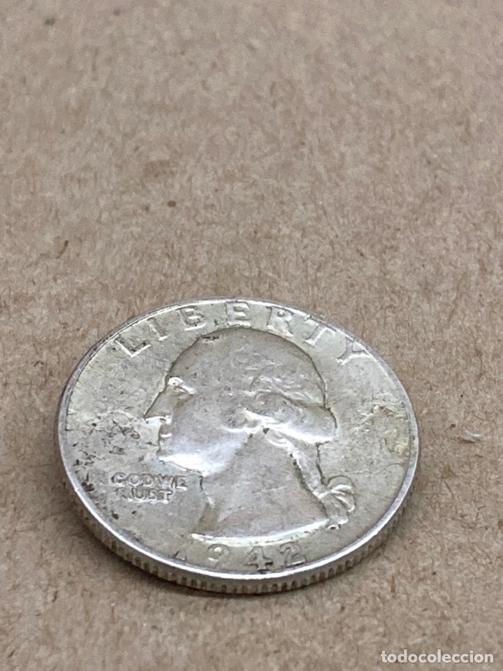 Monedas antiguas de Am&eacute;rica: Moneda de plata 1 Dollar 1942 - Foto 1