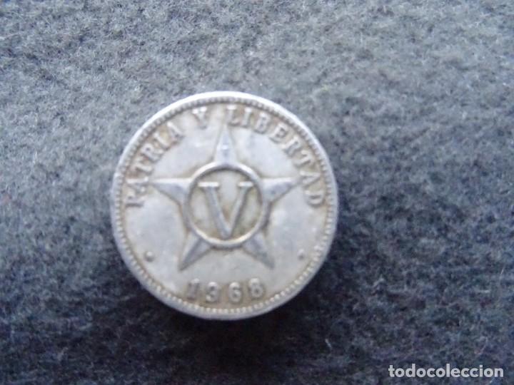Monedas antiguas de Am&eacute;rica: CUBA 5 CENTAVOS 1968 - Foto 2