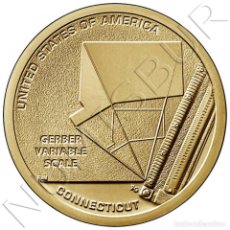 Monedas antiguas de América: USA: 1 DOLAR 2020 D INNOVACIÓN GERBER VARIABLE SCALE - CONNECTICUT