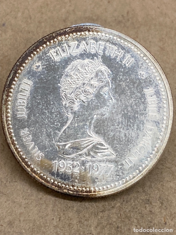 Monedas antiguas de Am&eacute;rica: Moneda de plata Canada 1977 - Foto 2