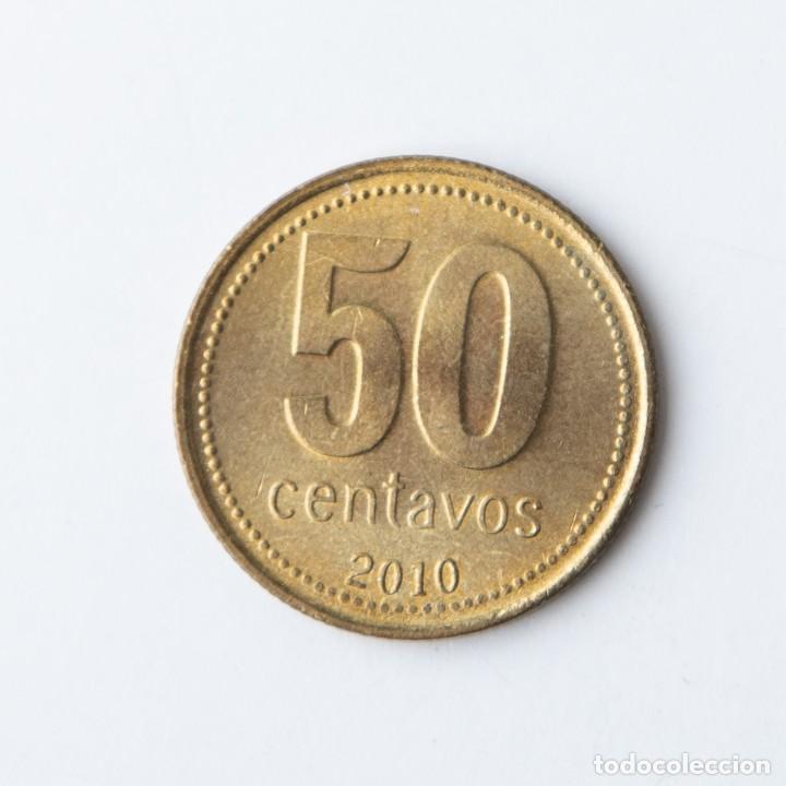 Monedas antiguas de Am&eacute;rica: 50 centavos 2010 Argentina - Foto 1