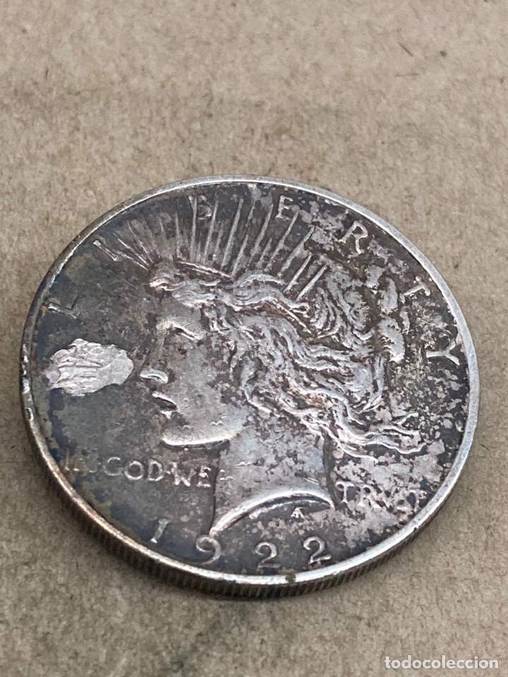 Monedas antiguas de Am&eacute;rica: Moneda de plata One Dollar 1922 - Foto 1