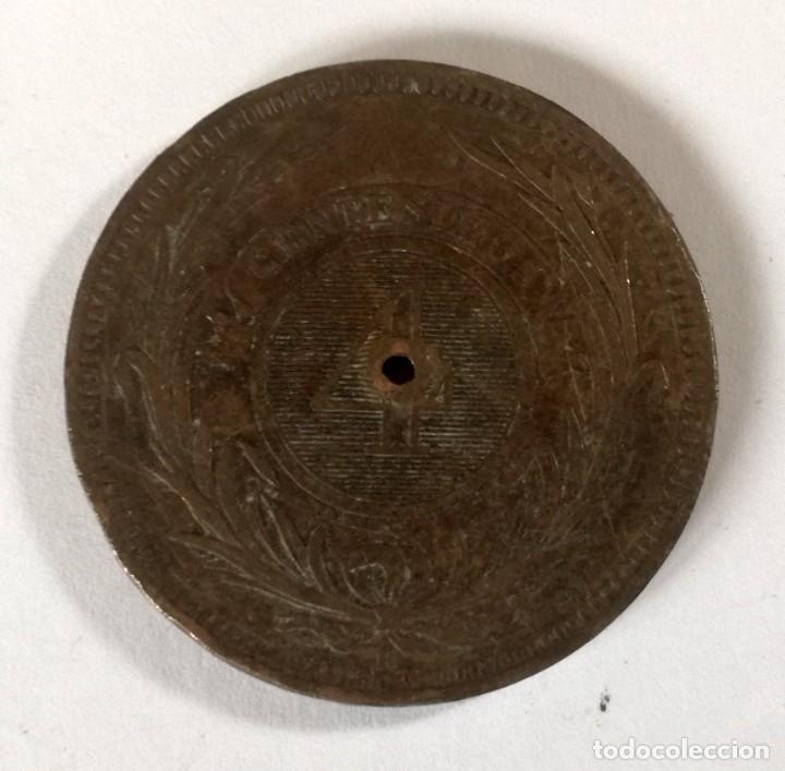 Monedas antiguas de Am&eacute;rica: 4 centesimos de Uruguay 1869 - Foto 1