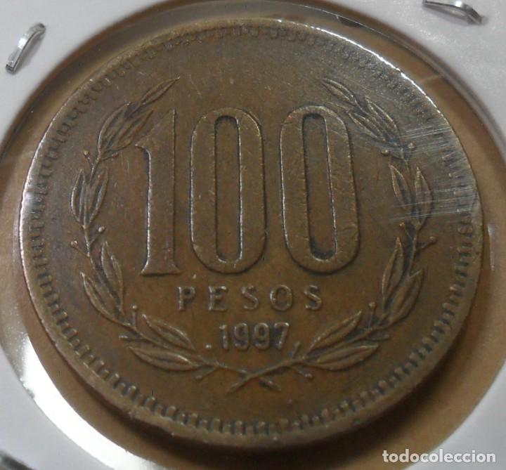 Monedas antiguas de Am&eacute;rica: CHILE - 100 PESOS - 1997 - Foto 2