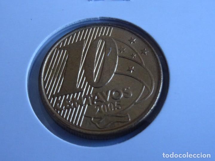 Monedas antiguas de Am&eacute;rica: BRASIL 10 CENTAVOS 2005 - Foto 2