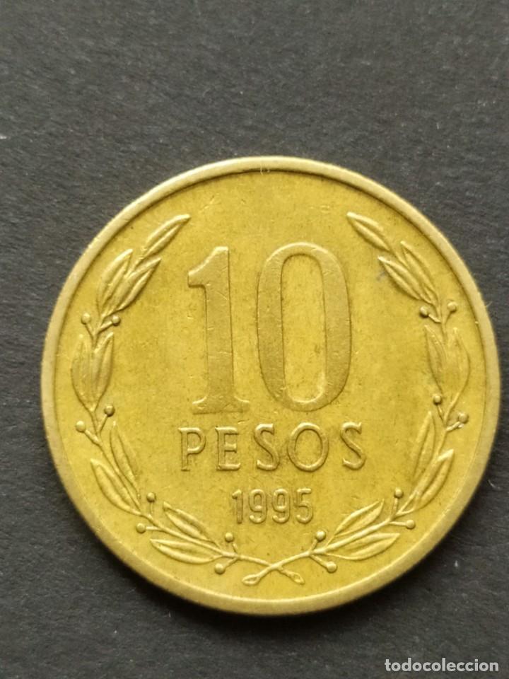 Monedas antiguas de Am&eacute;rica: ## Chile 1995 10 Pesos ## - Foto 2