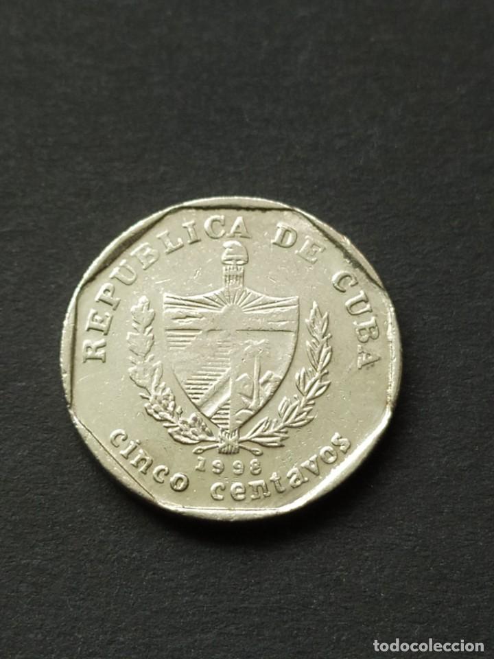 Monedas antiguas de Am&eacute;rica: ## Cuba 1998 5 Centavos ## - Foto 1
