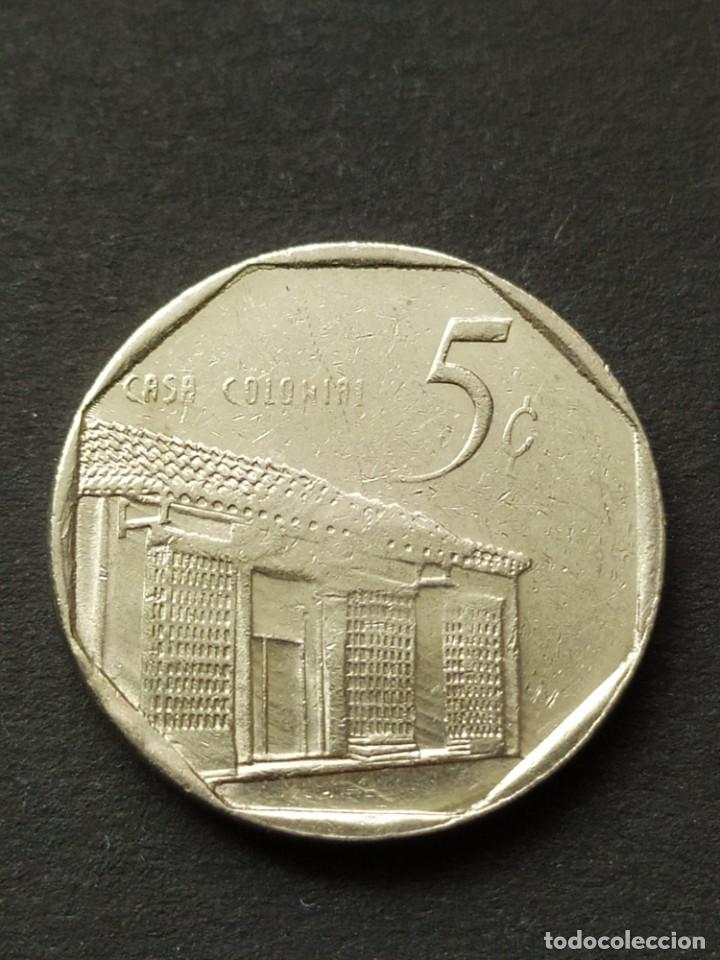 Monedas antiguas de Am&eacute;rica: ## Cuba 1998 5 Centavos ## - Foto 2