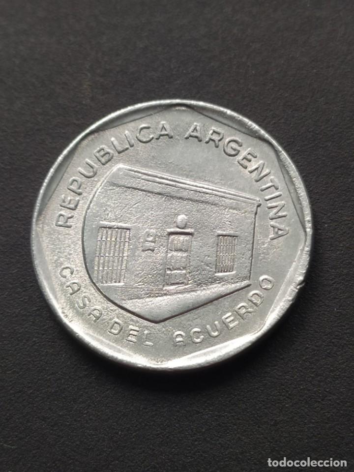 Monedas antiguas de Am&eacute;rica: ## Argentina 1989 10 australes con ERROR ## - Foto 2
