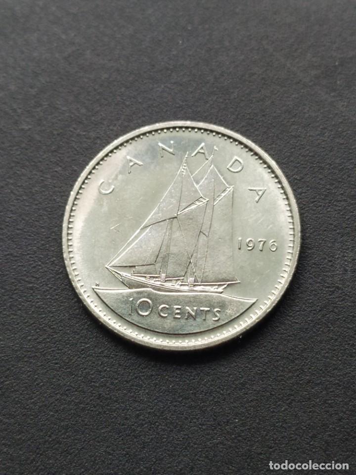 Monedas antiguas de Am&eacute;rica: ## Canada 1976 10 centavos ## - Foto 2