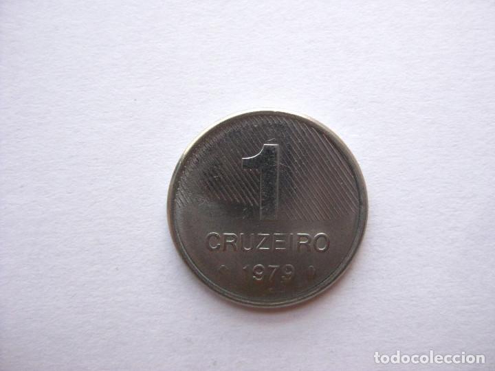Monedas antiguas de Am&eacute;rica: MONEDA BRASIL 1 CRUCEIRO 1979 - Foto 2